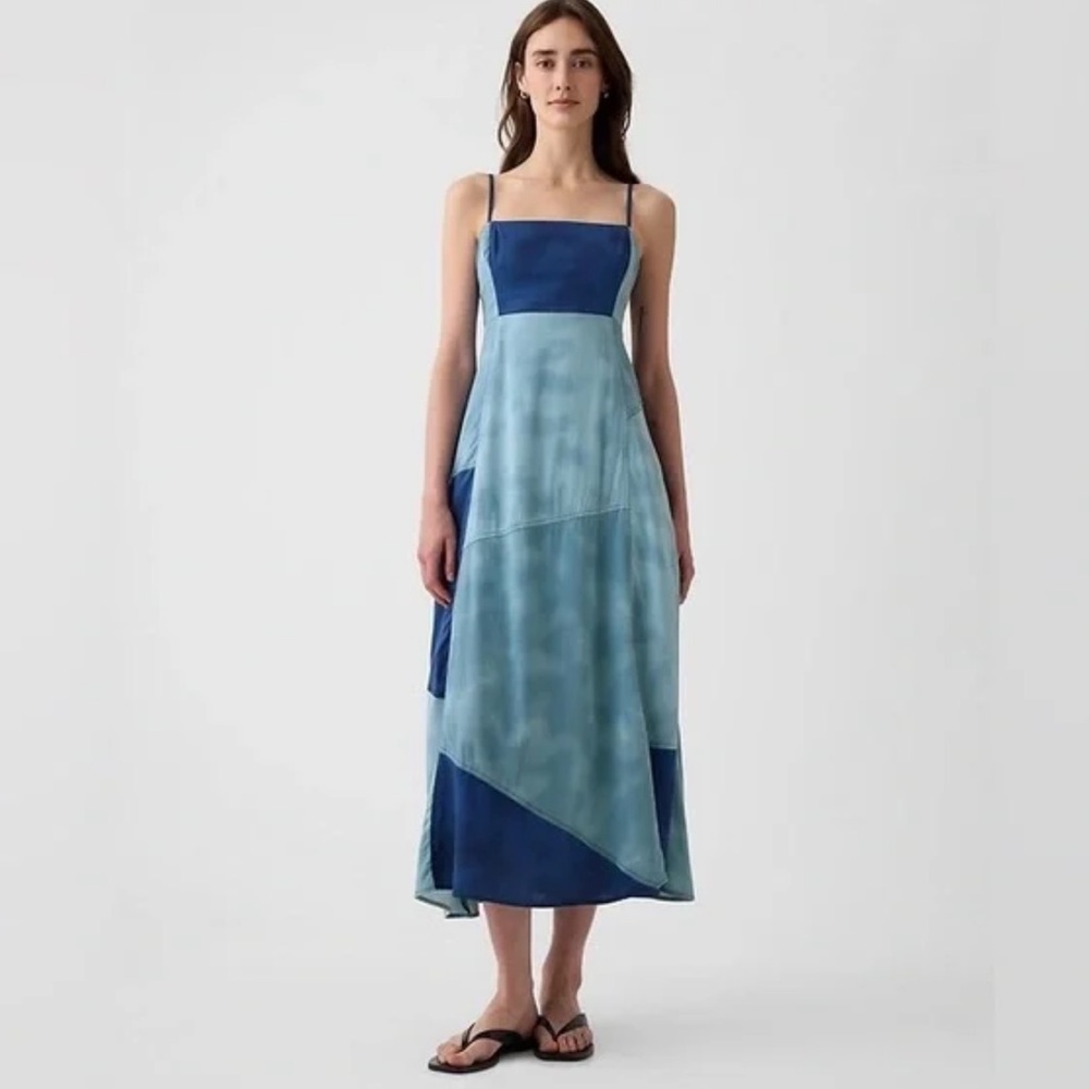 GAP Indigo Patchwork Maxi Dress - Picture 6 of 7